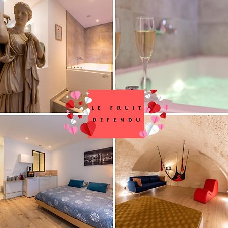 Le Fruit Defendu "Love Room" Jacuzzi Centre Ville Rouen Eksteriør billede